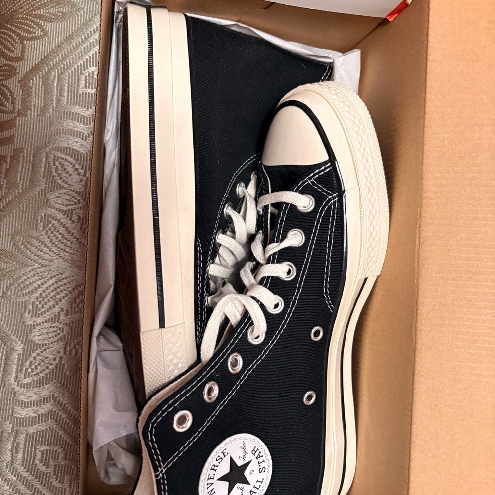 Converse Black and White High-Tops